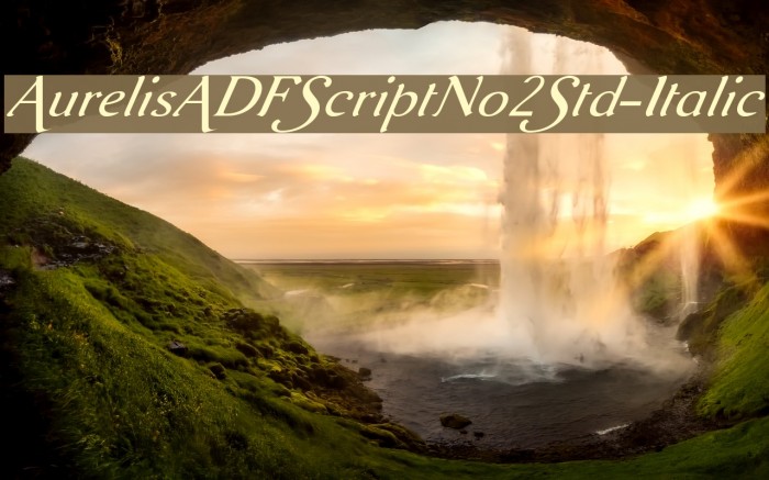 AurelisADFScriptNo2Std-Italic Font examples