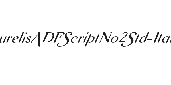 AurelisADFScriptNo2Std-Italic Logo