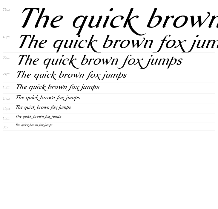 AurelisADFScriptNo2Std-Italic Waterfall