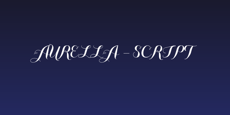 Aurella-Script Social Header