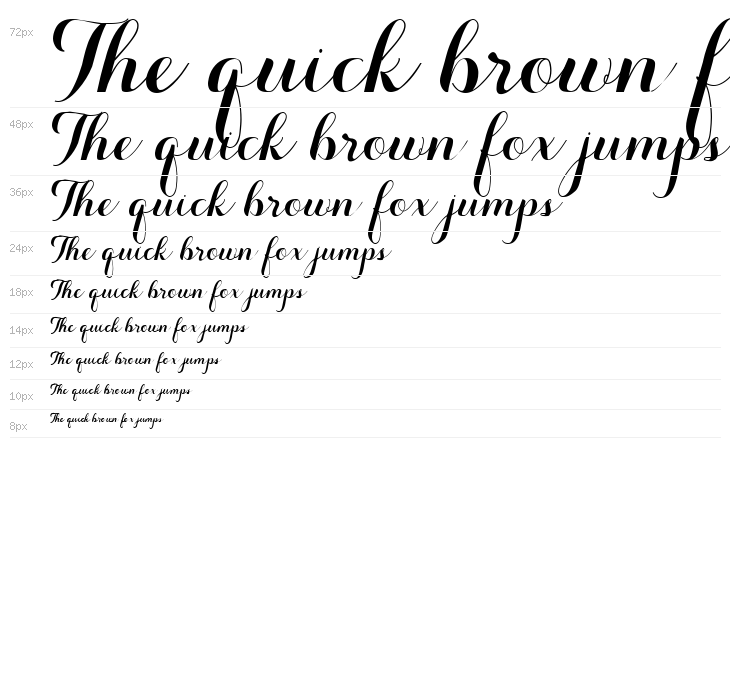 Aurella-Script Waterfall