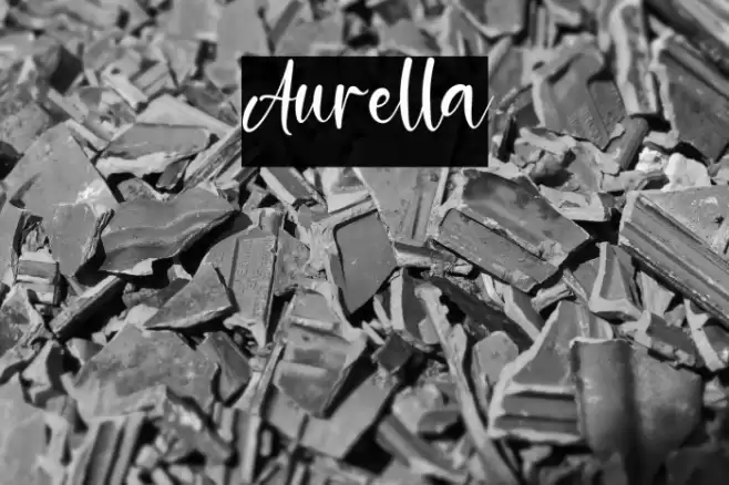 Aurella Font examples