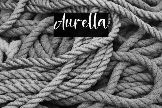 Aurella Font examples