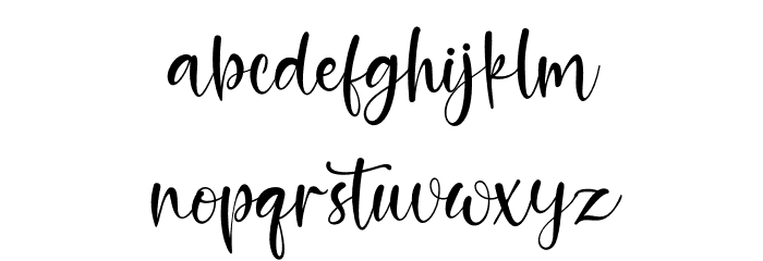 Aurella Font LOWERCASE