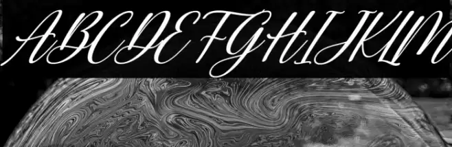 Aurely Lovely Italic Font examples