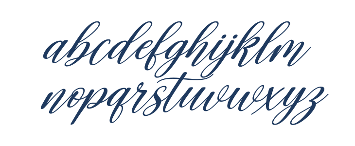 Aurely Lovely Italic Lowercase