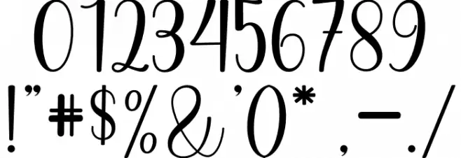 Aurely Lovely Font OTHER CHARS