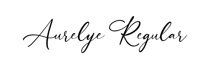 Aurelye Regular  免费字体下载