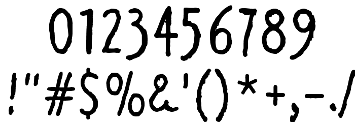 Auribus tenere lupum Font OTHER CHARS
