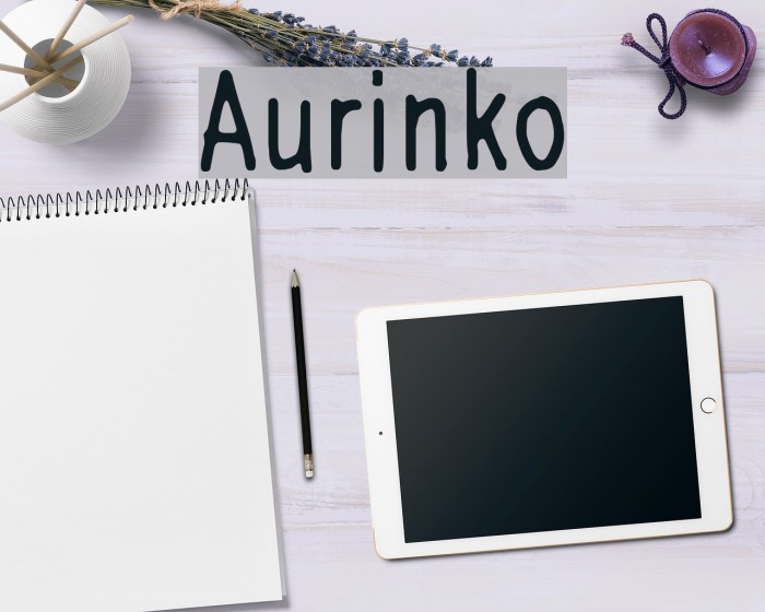 Aurinko Font examples