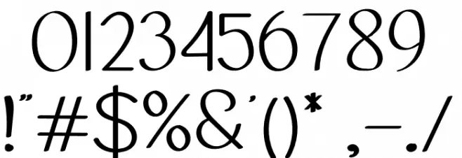 Aurista Font OTHER CHARS