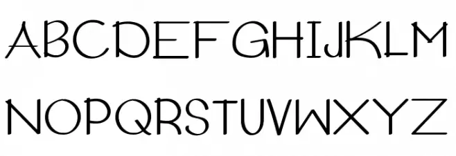 Aurista Schriftart Groß