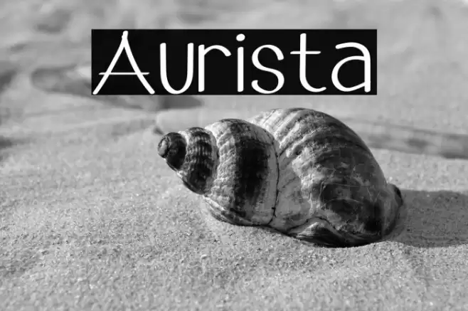Aurista Font examples