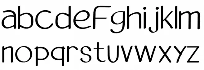 Aurista फ़ॉन्ट लोअरकेस