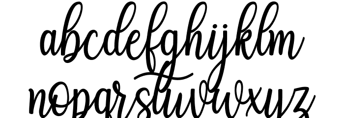 Auristela Font LOWERCASE