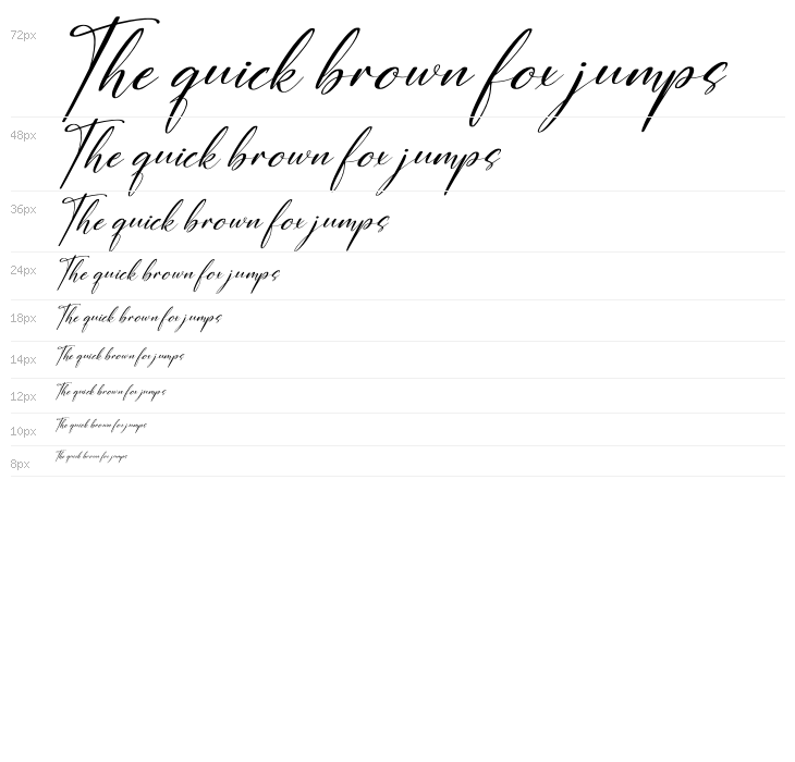 Auristtela Patricia Italic Waterfall