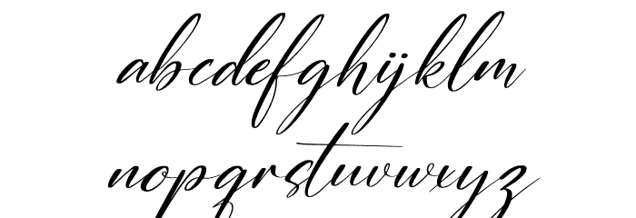 Auristtela Patricia Italic Font LOWERCASE
