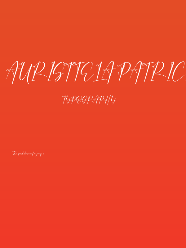 Auristtela Patricia Poster