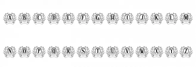 Auro Monogram Polices MAJUSCULES