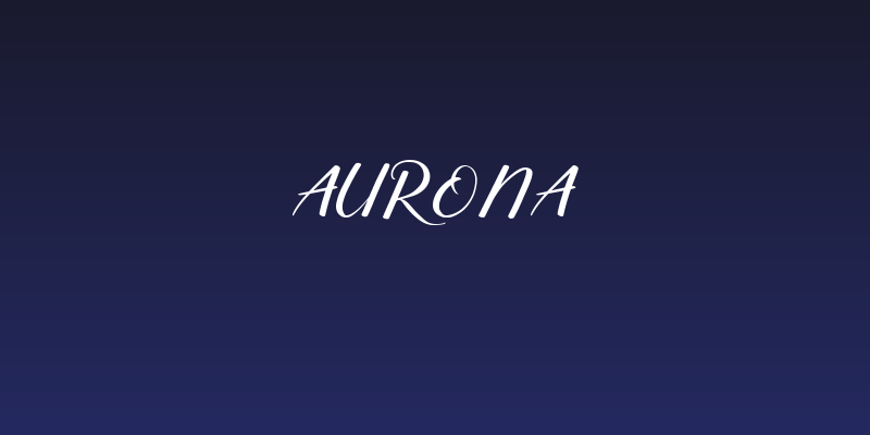 Aurona Social Header