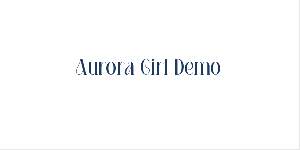 Aurora Girl Demo Logo
