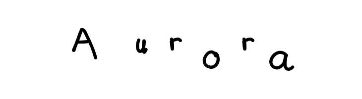 Aurora  les polices de caractères gratuit tlcharger