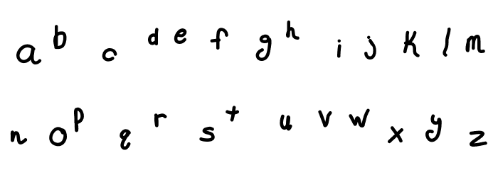 Aurora Font LOWERCASE