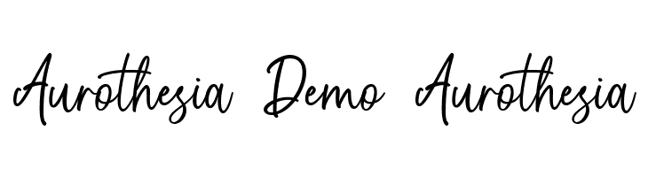Aurothesia Demo Aurothesia  免费字体下载