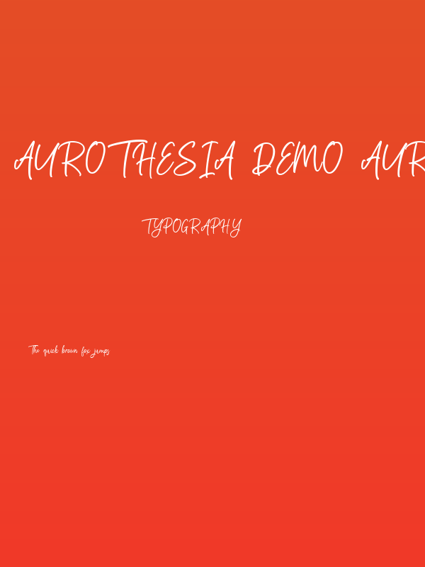 Aurothesia Demo Aurothesia Poster