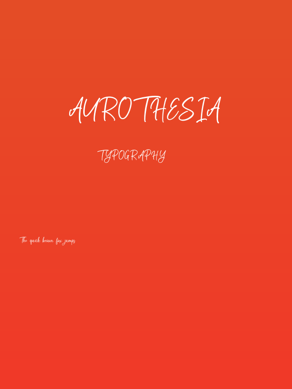 Aurothesia Poster