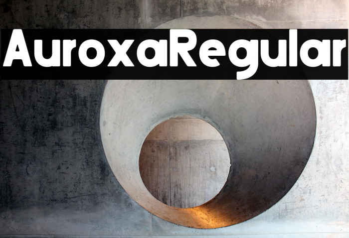 Auroxa Regular Example 2