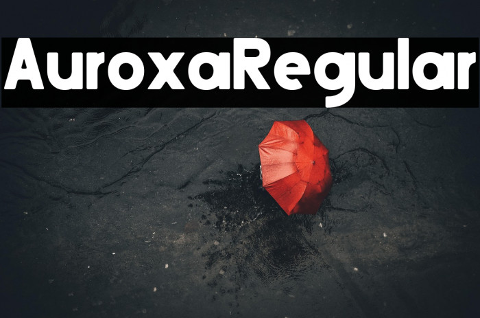 Auroxa Regular Example 3