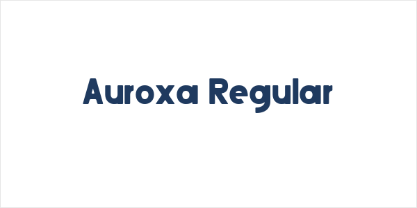 Auroxa Regular Logo