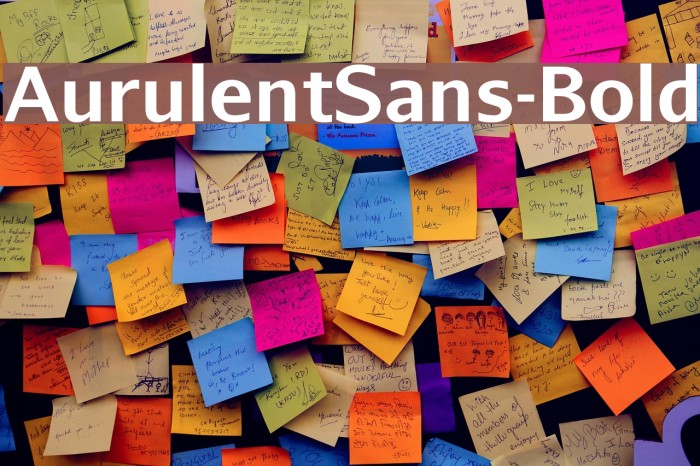 AurulentSans-Bold Font examples