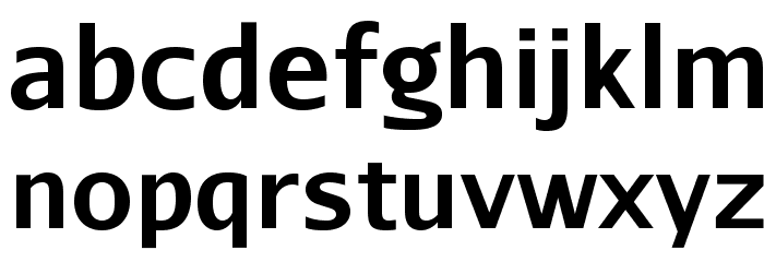 AurulentSans-Bold Font LOWERCASE