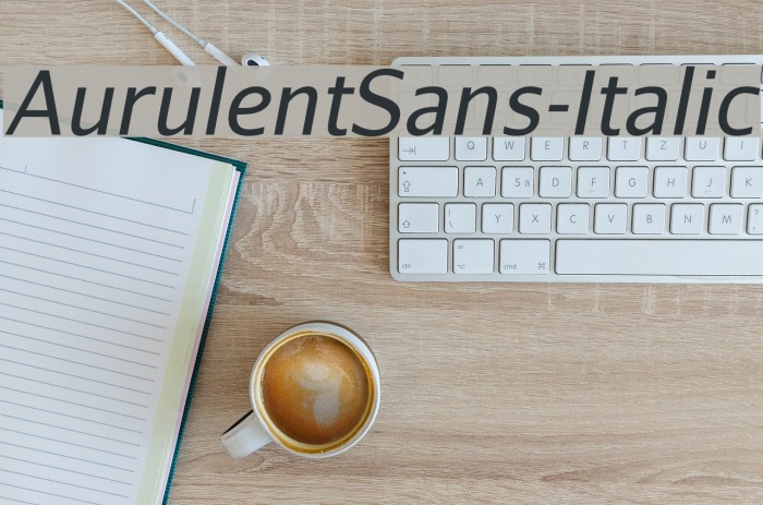 AurulentSans-Italic Font examples