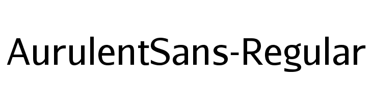 AurulentSans-Regular Font
