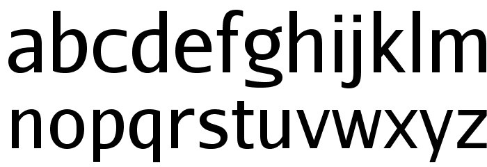 AurulentSans-Regular Font LOWERCASE
