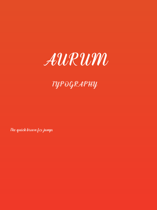 Aurum Poster