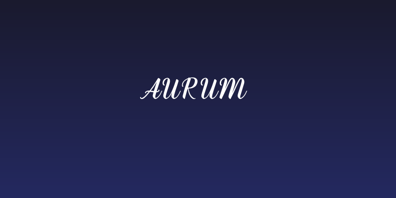 Aurum Social Header