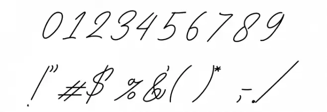 Ausberg Font OTHER CHARS