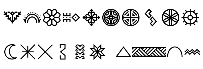 Auseklis Font OTHER CHARS