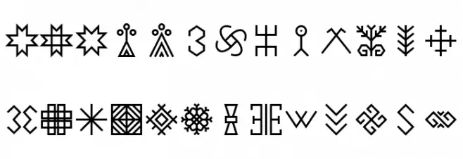 Auseklis خط أحرف صغيرة