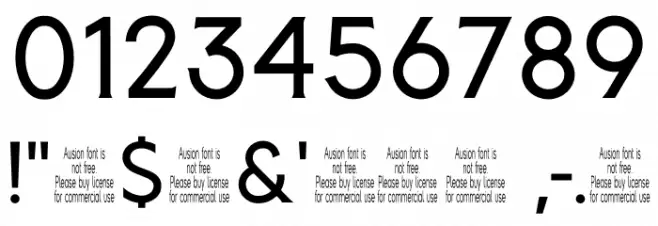 Ausion Personal Use ExtraCAPS Font OTHER CHARS