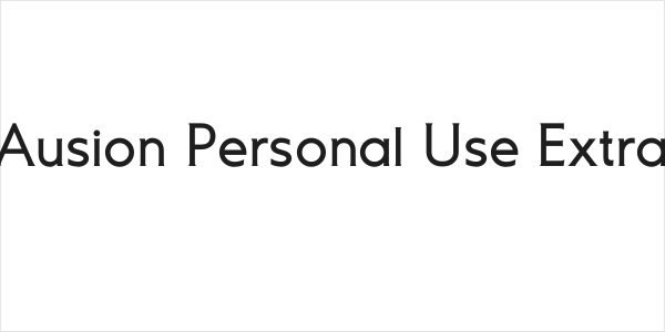 Ausion Personal Use Extra Logo