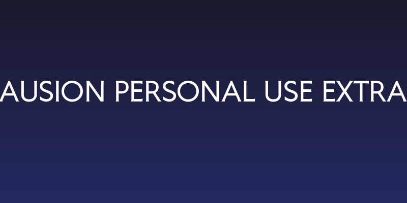 Ausion Personal Use Extra Social Header