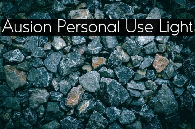 Ausion Personal Use Light Example 3