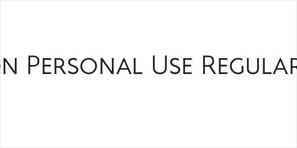 Ausion Personal Use RegularCAPS Logo