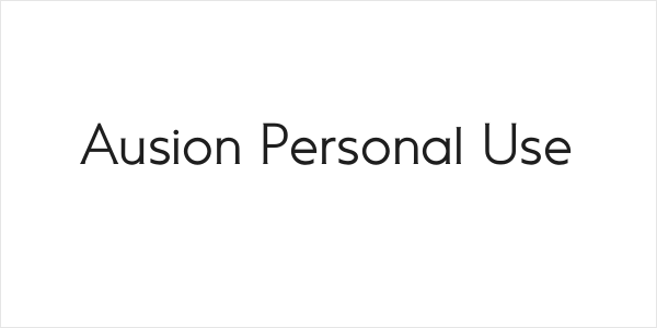 Ausion Personal Use Logo