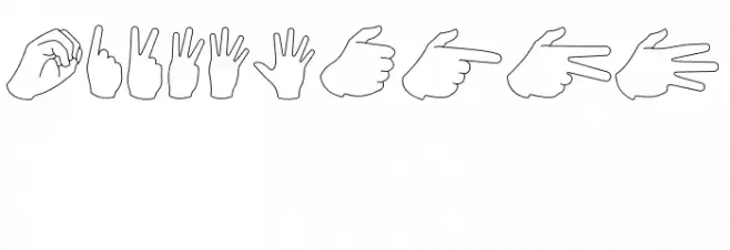 AuslanFingerSpelling Font OTHER CHARS